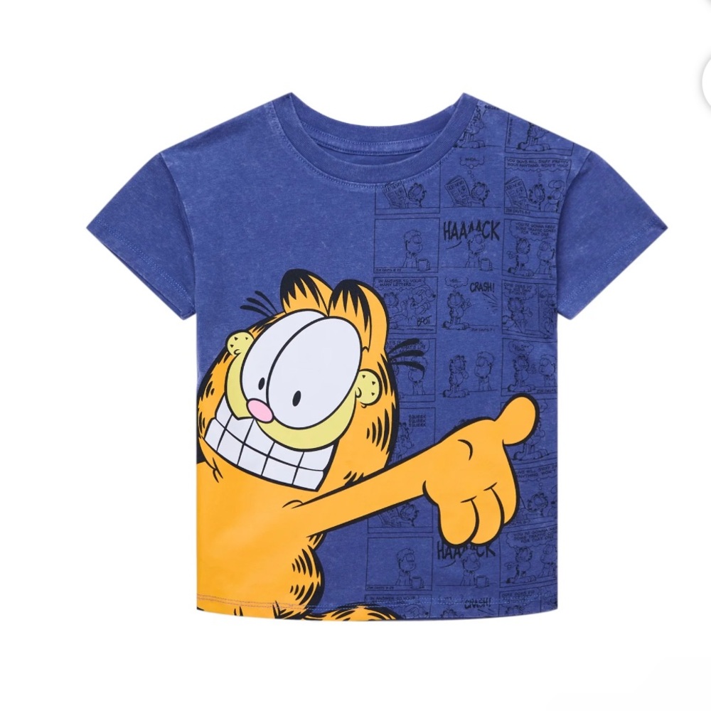 Garfield short sleeve crew neck tee